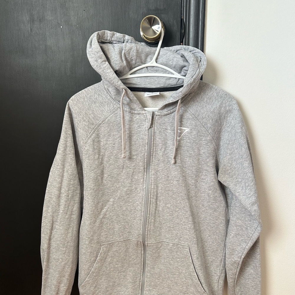 Gymshark Gray Zip-Up Hoodie
